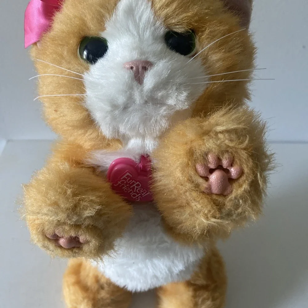 FurReal Friends DAISY Plays With Me Kitty Kitten Orange Cat Interactive Pet